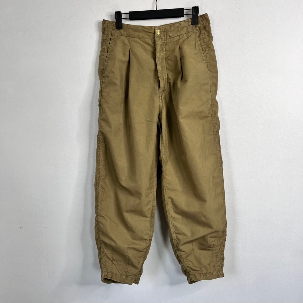 Myths Cropped Balloon Pants High Waist Button Fly Pleated Size IT42 US 6